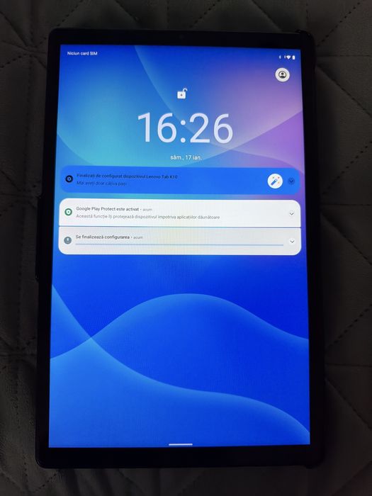 Tableta Lenovo Tab K10 sim + WiFi ca noua, cutie originala