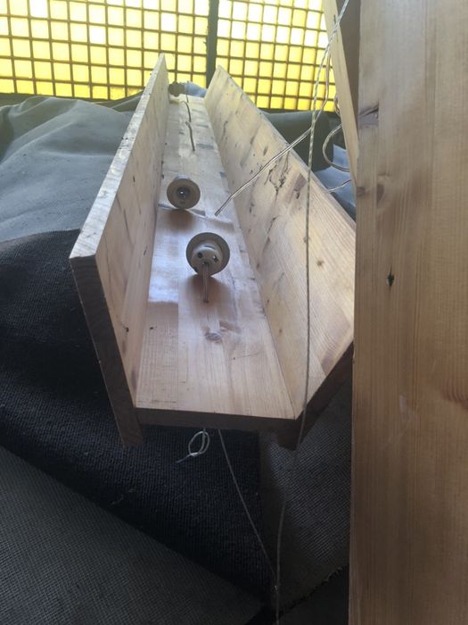 Дървени лампиони за таван