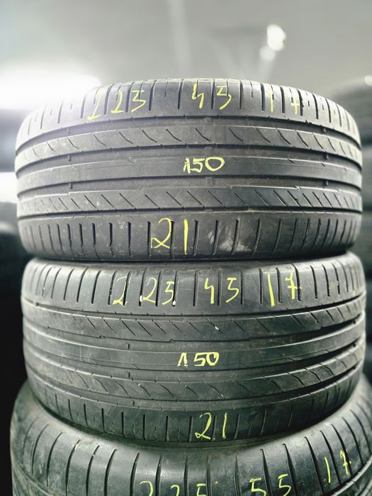 2x 225/45/17 VARA CONTINENTAL 2021 Stare excelentă