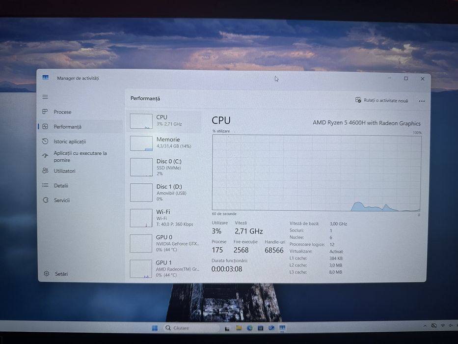 Laptop Gaming Acer Nitro 5 | Ryzen 5 4600H | 32GB RAM | GTX 1650 Ti | SSD 512GB | Ecran 1