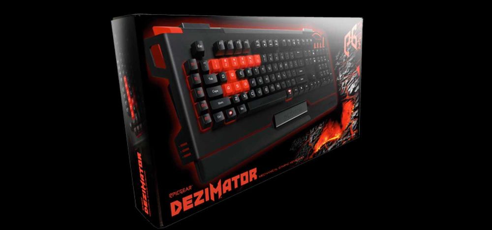 Флагманская Царская Клавиатура DEZIMATOR EPICGEAR / механическая клави