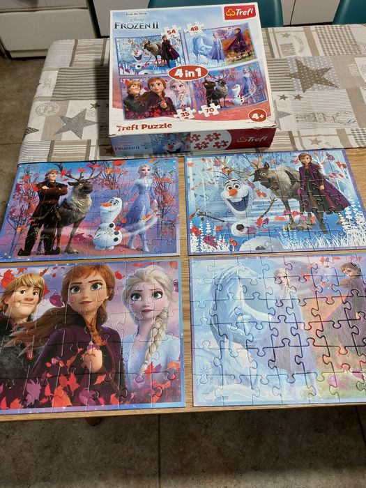 Puzzle Frozen II - 4 IN 1