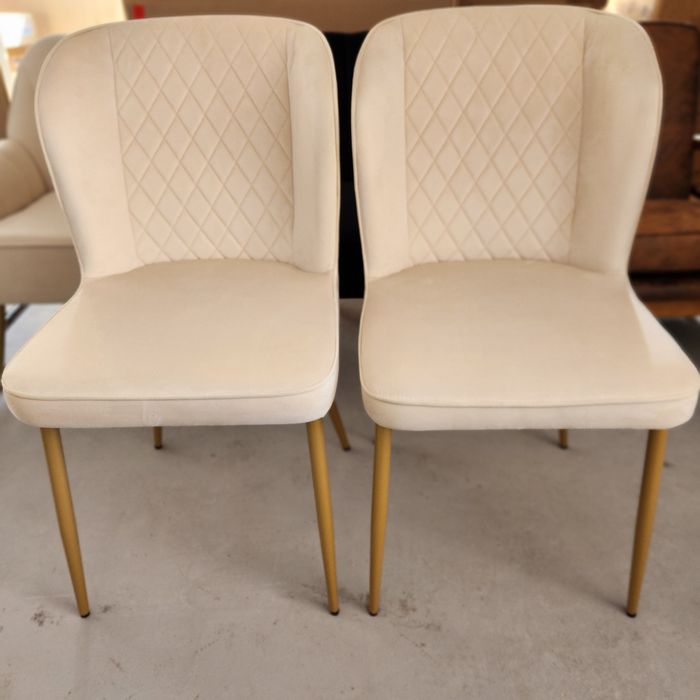 SS30! NOU Set 4 scaune dinning beige