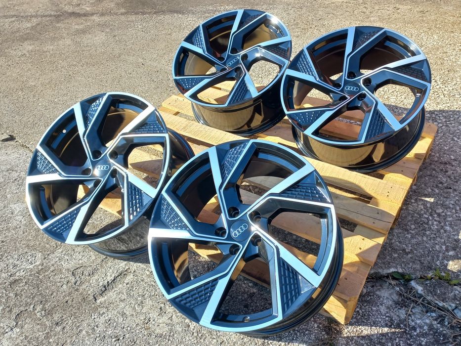 18 Audi RS2025 line A4 A5 A6 A7 A8 Q3 Q5 Rs6 Rs7 Black Diamond 8.5j