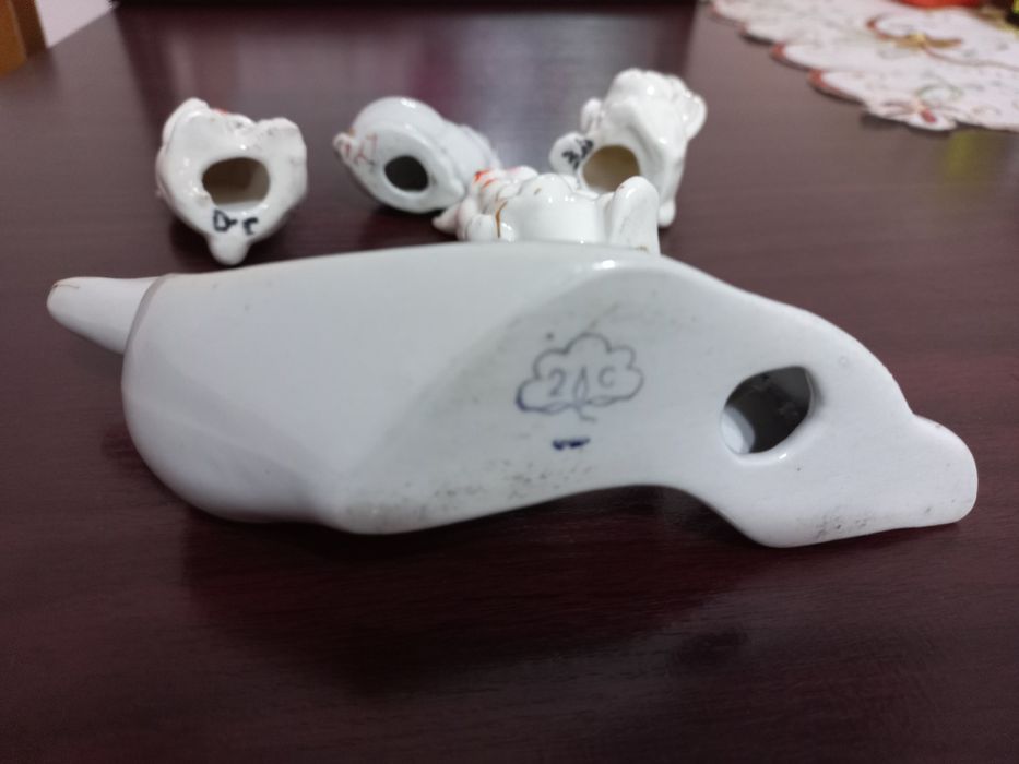 СССР фарфоровые "Щука" и "Зайцы-кролики".