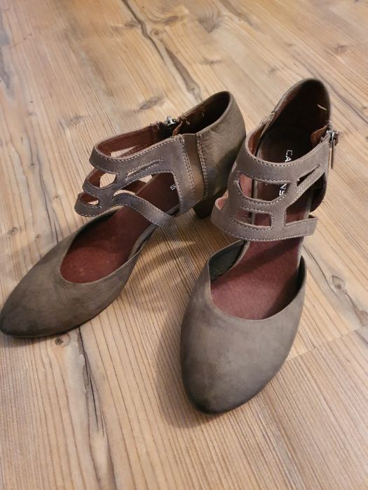 Pantofi piele naturala,fermoar intr-o parte,mar.40