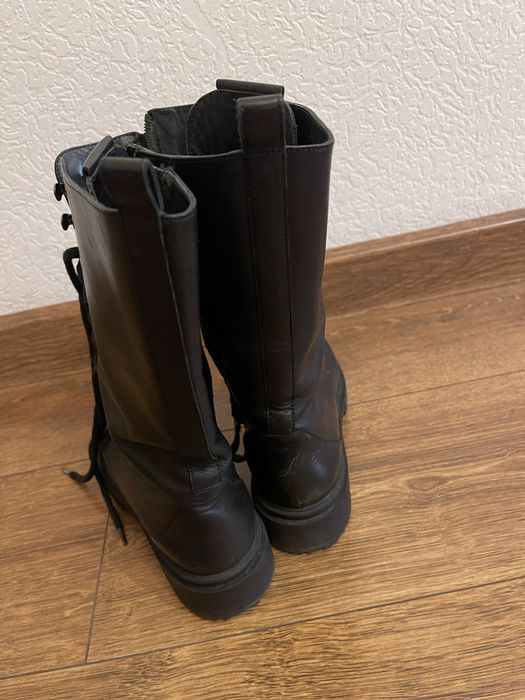 Кожанные ботинки