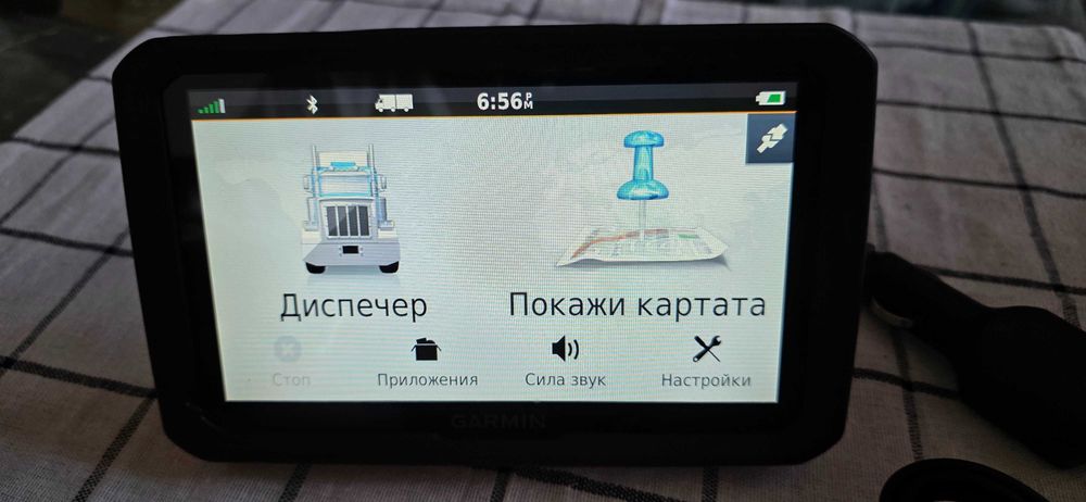 Навигация за камион Garmin Dezl 770 7 инча карти за цяла Европа и Турция пълен комплект