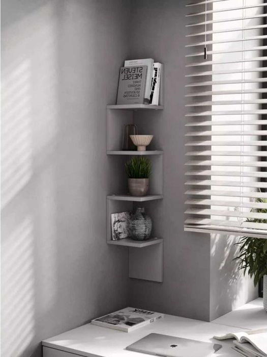 Полка угловая 20х20х106 см / Burchak javoni (devorga osiladigan)