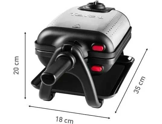 Гофретник Tefal Profi King Size 1200W, въртящ се двоен гофретник
