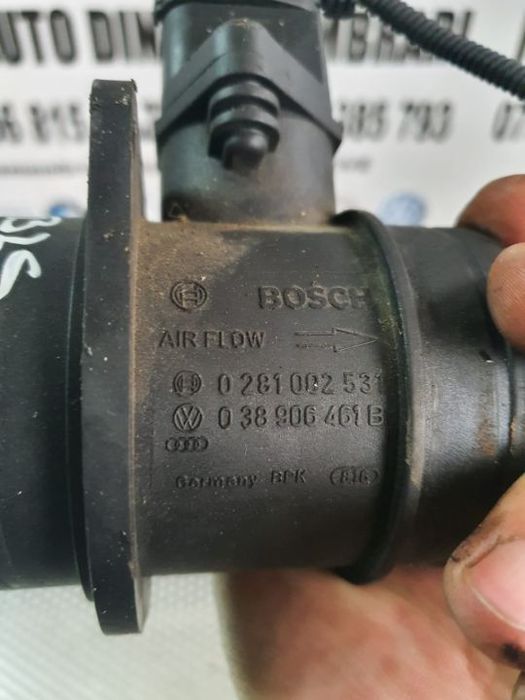 Debitmetru Aer VW Seat Skoda  1.9 TDI  106 CAI Motor BLS  Octavia Passat Golf Touran