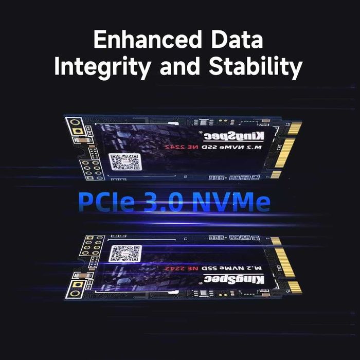 KingSpec 1TB NVME SSD M.2 B+M key 2242 PCIe for Laptop WWAN