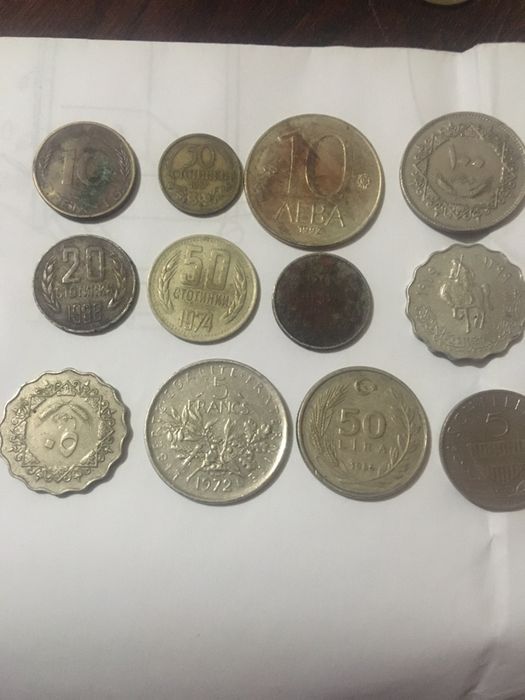 Български, арабски и френски стари монети