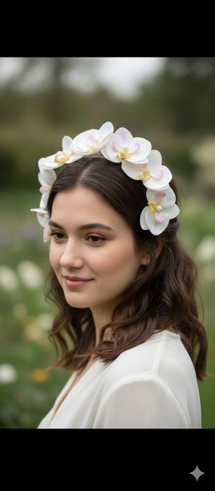 Ободок  для девочек  ручной работы