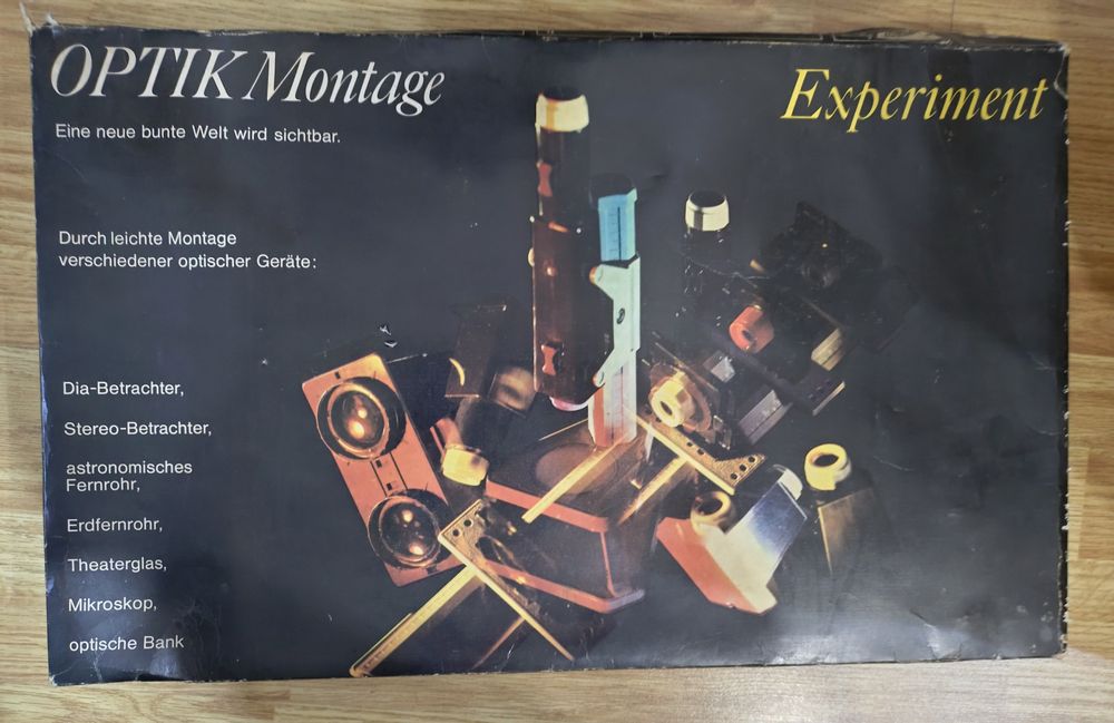Optik montage joc educativ anii 80