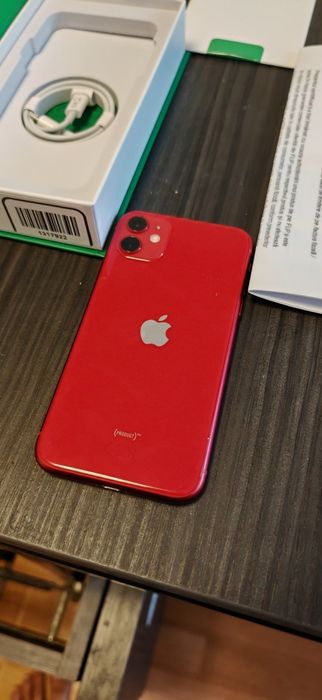 Iphone 11  red baterie 100% neverlocked Garanție 2 ani