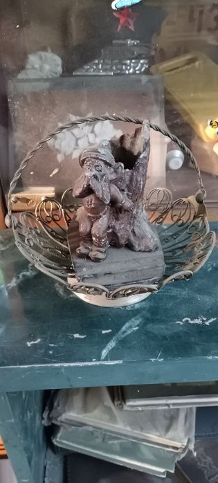 Карандашница гном СССР винтажный