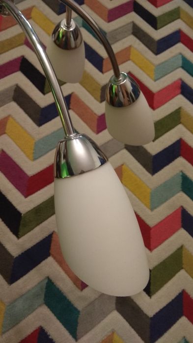 Стъкло (чашка, плафон) за полилей