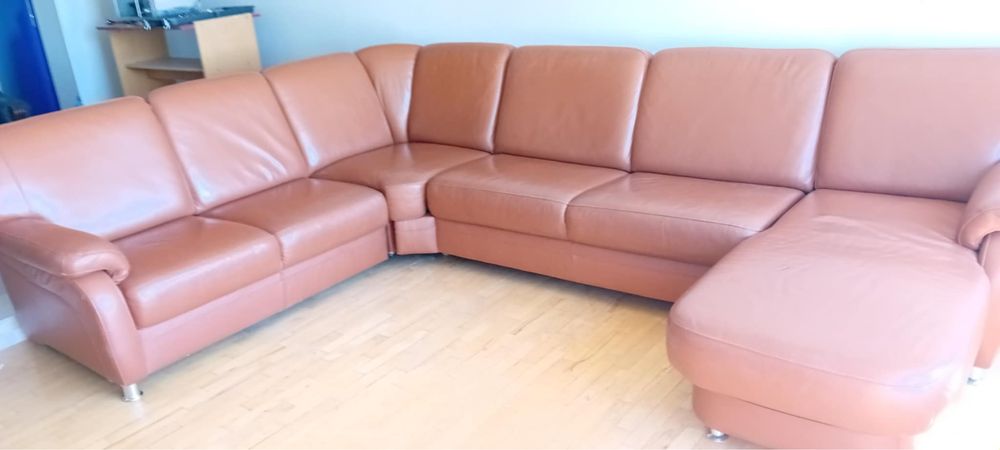 Канапе от естествена кожа “Marone”