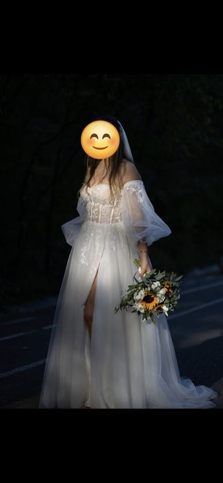 Vand rochie mireasa mărimea M