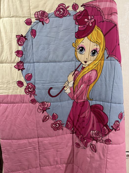 Продам одеяло -наволочка-простынь для девочки