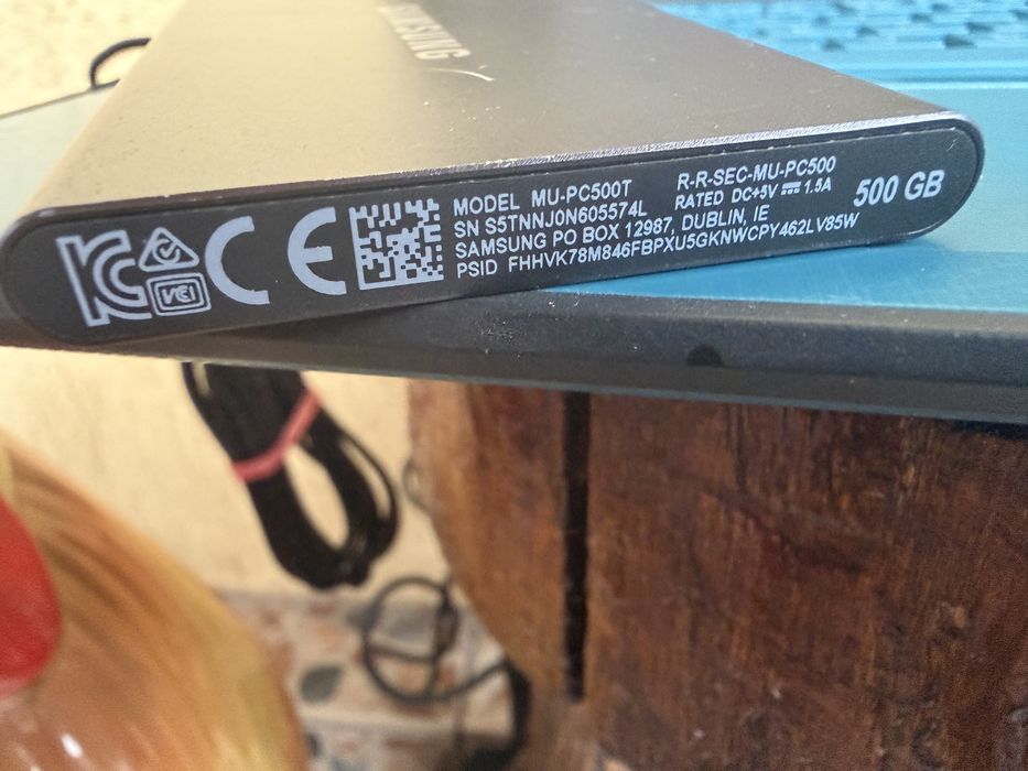 SSD Portabil Samsung  T7 USB 3.2 Gen.2 500GB