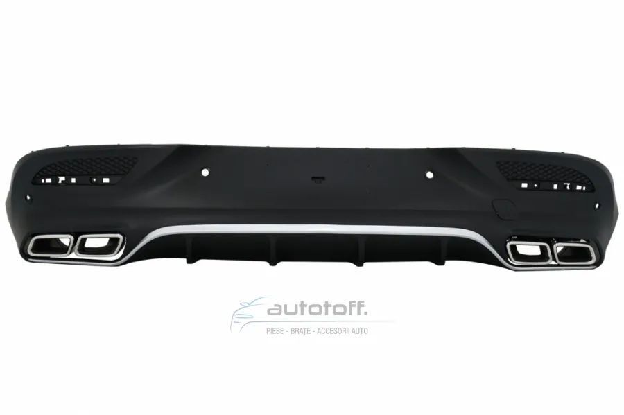 Difuzor bara spate compatibil Mercedes GLE Coupe C292 (2015-2019) GLE 63 AMG Chrome