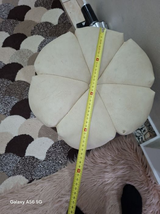 Masa sticla Living   + 2 tamburele