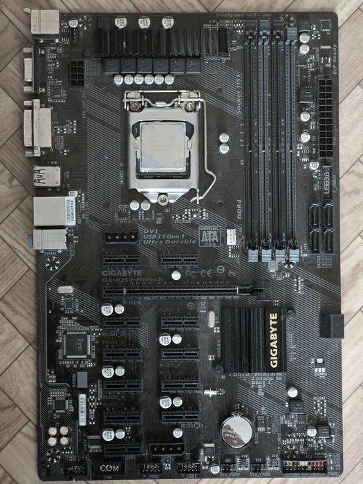 Материнская плата B250 + процессор Celeron G3900