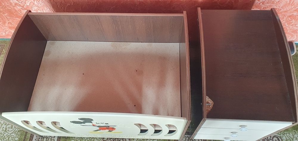 Кровать детская с тумбой