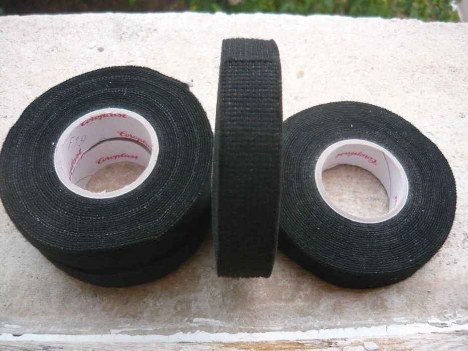 Bandă izolatoare pânză și PVC, 3 tipuri, izoler band Coroplast Germany