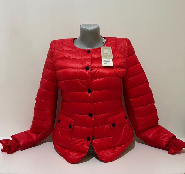 Дамско тънко яке с пух