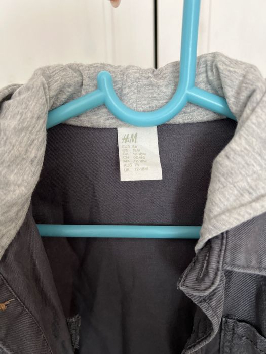 H&M 86размер Риза с качулка