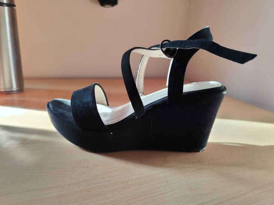 дамски черни токчета