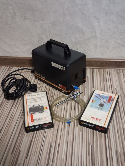 Vand  Aerograf + compresor