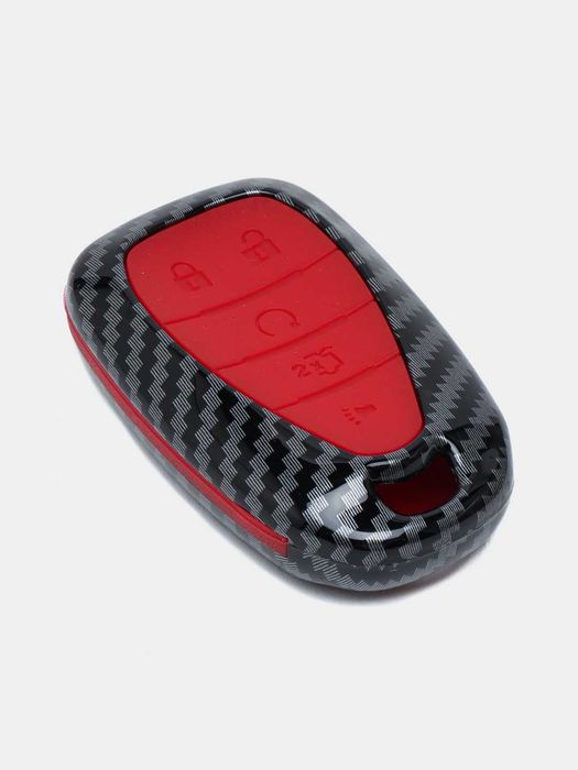 Чехол защитный для автомобильного ключа для Malibu 2 карбоновый