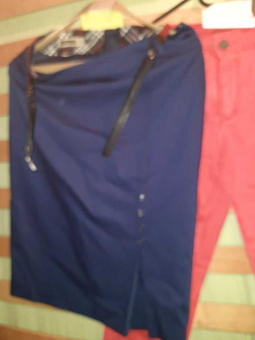 Супер секси тъмно синя къса пола Fusion