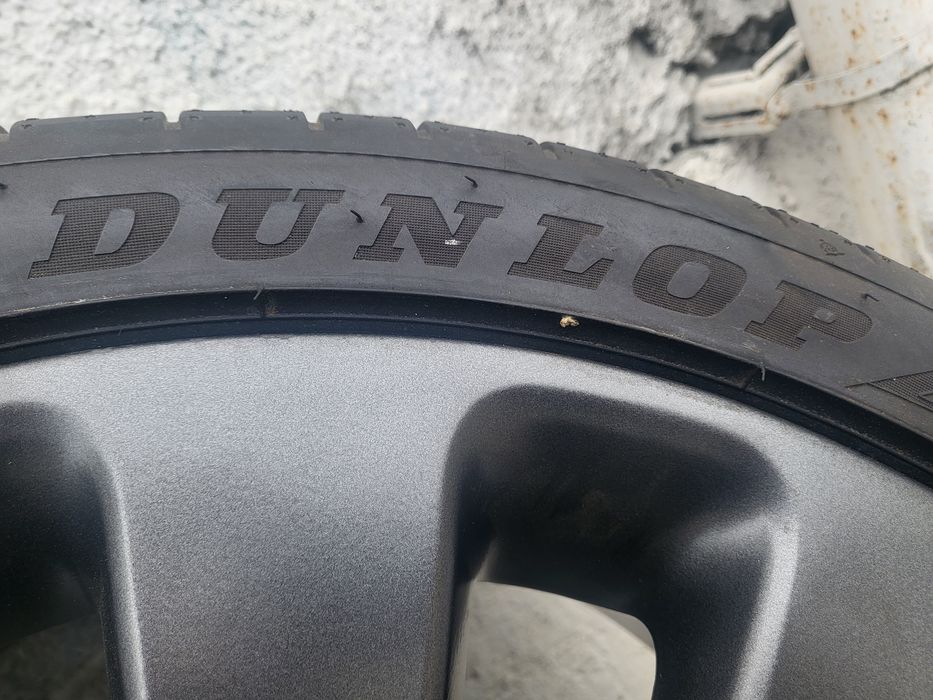 Set jante R19 Jaguar și anvelope Dunlop 255 35 19