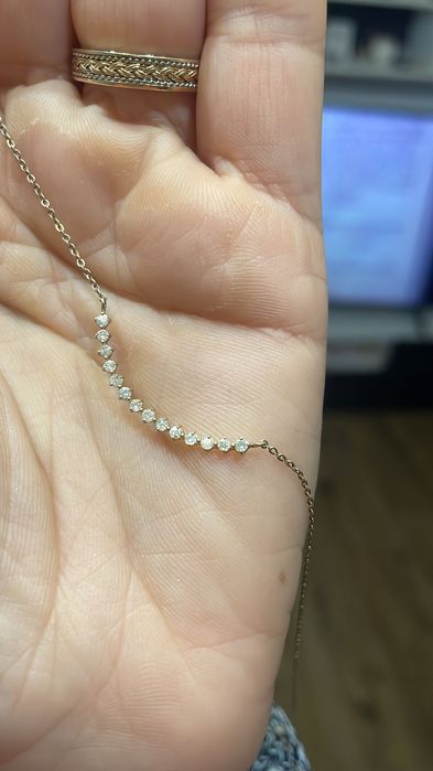Colier din aur 18K cu diamante naturale