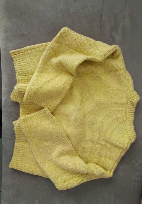 Vand cardigan galben Mango, nr S