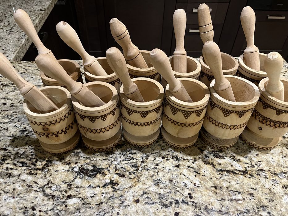 Дървени Цигарета Кутия  Хаванче Чутура