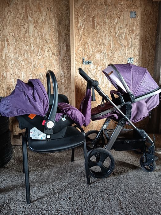 Vând căruț Chipolino Havana 3 în 1 Dhalia -550ron