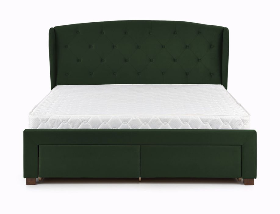 Тапицирано легло Sabrina Тъмнозелено