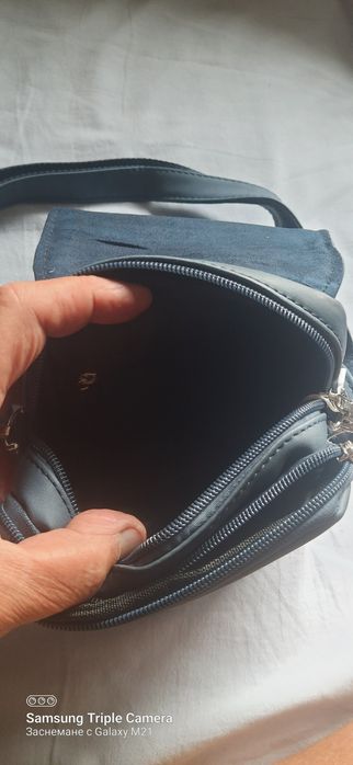 Чанта малка през рамо унисех 17×15×7см8