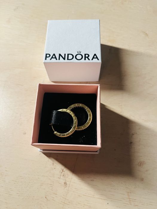 Серьги Pandora «Лого»