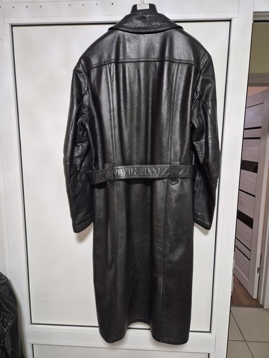 Кожаный плащ времён СССР