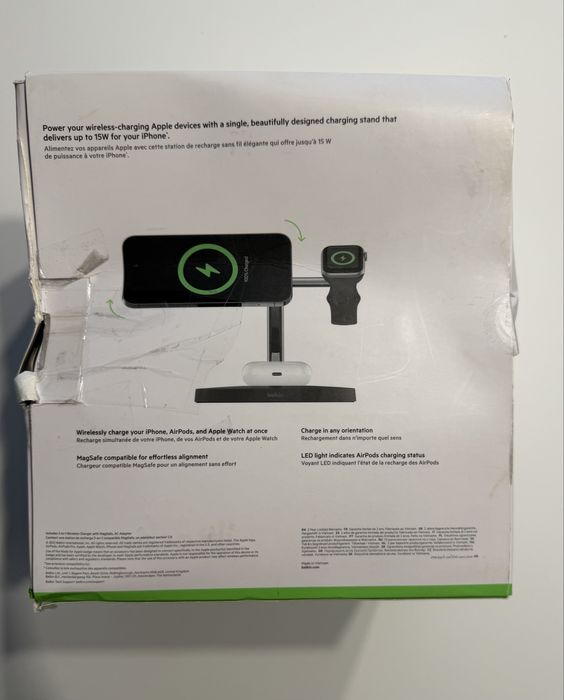 Incarcator Wireless 3in1 Belkin Boost Charge Pro MagSafe