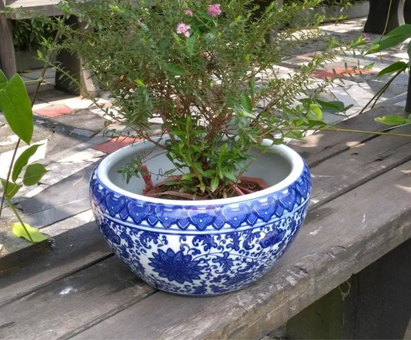 Кашпо керамическое