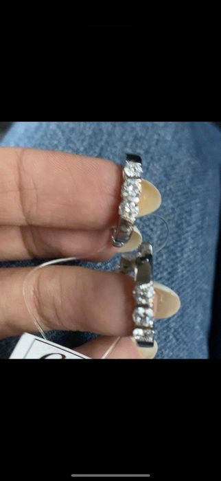 Серьги , кольцо с бриллиантами