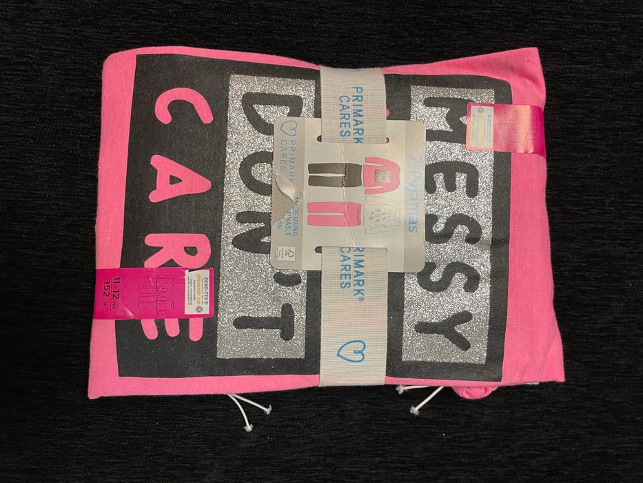 2 комплекта детска памучна пижама за момиче